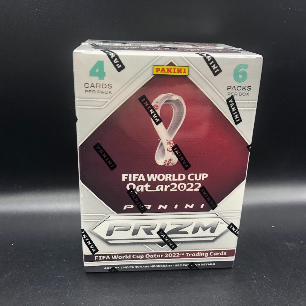 2022 Panini FIFA World Cup Prizm Soccer Trading Card Blaster Box Factory Sealed!